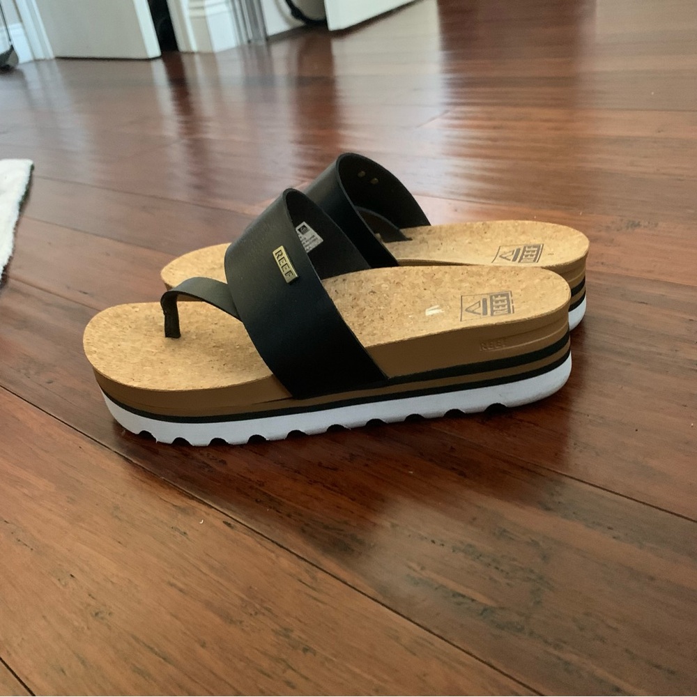 REEF cushion sol hi platform sandal 8